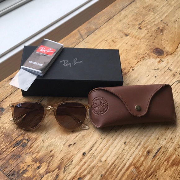 Ray-Ban Accessories - BRAND NEW! Women’s clear light brown Ray-Bans
